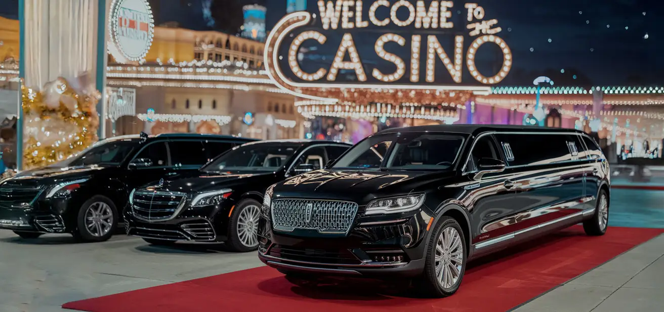 Luxury limousine service for casino trips to Mohegan Sun and Foxwoods