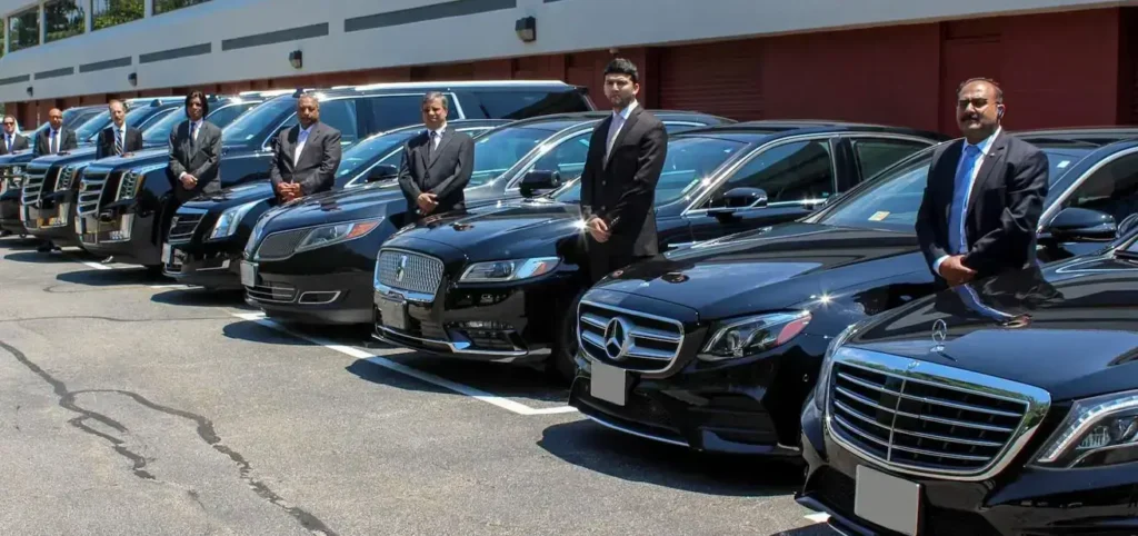 Luxury black car service for corporate executives in Connecticut